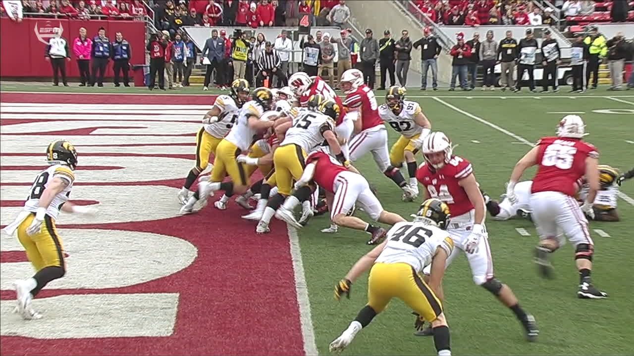 Iowa's defense makes goalline stand ESPN Video