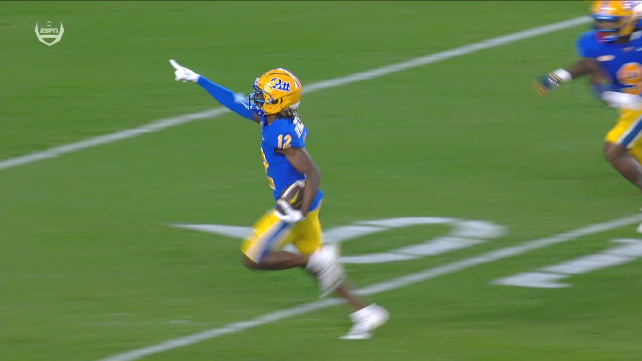 Miraculous pick-6 by M.J. Devonshire gives Pitt late lead - ESPN Video