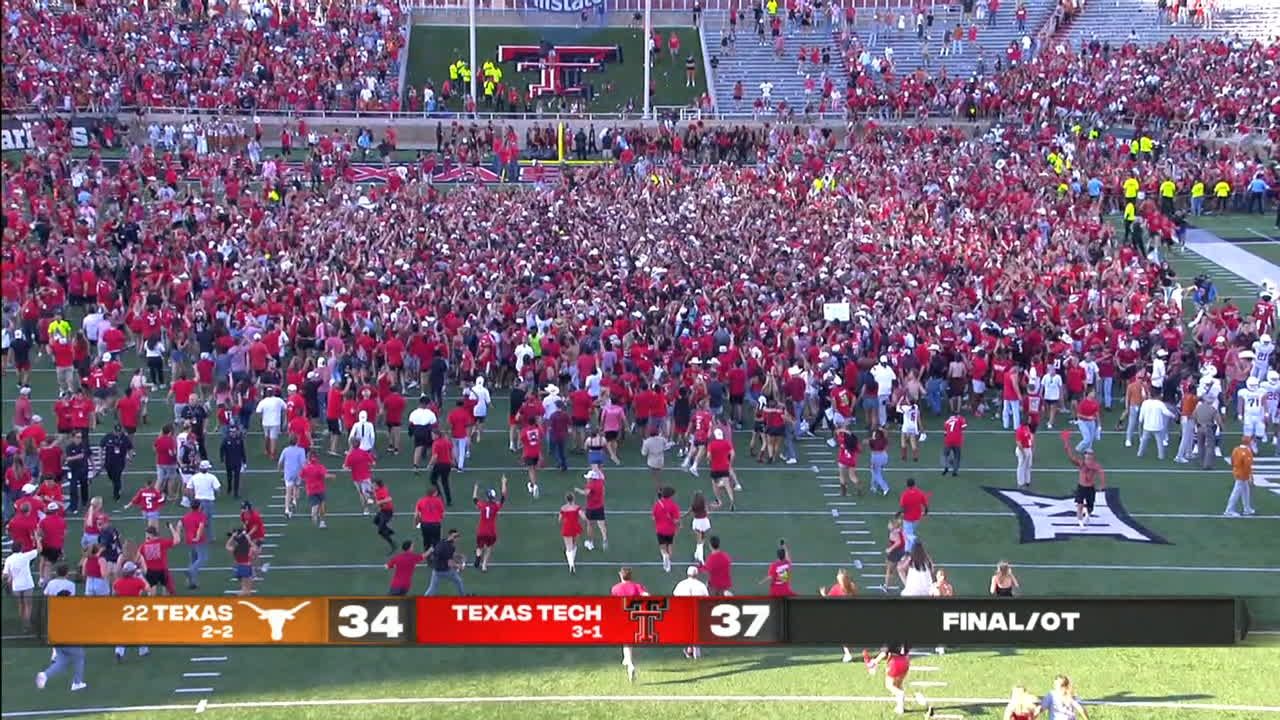 Texas Tech Fans Storm Field After Winning FG In OT Vs Texas ESPN Video texas-tech-fans-storm-field-after-winning-fg-in-ot-vs-texas-espn-video