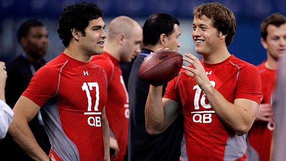 John Clayton writes about Mark Sanchez's fine combine showing - ESPN