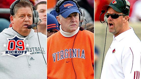 NCAA football coaches on the hot seat come in three levels of heat