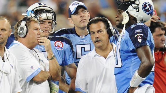 27 September 2009: Tennessee Titans #5 quarterback Kerry Collins