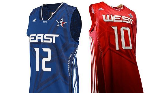 NBA All-Star Game -- a sneak peek at the brand-new uniforms, courtesy of  Uni Watch - ESPN