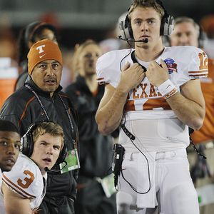 Colt McCoy's younger brother, Case, the offensive star in Texas Longhorns'  spring contest 