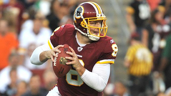 Rex Grossman, Washington Redskins, Among NFL Week 16 Fantasy