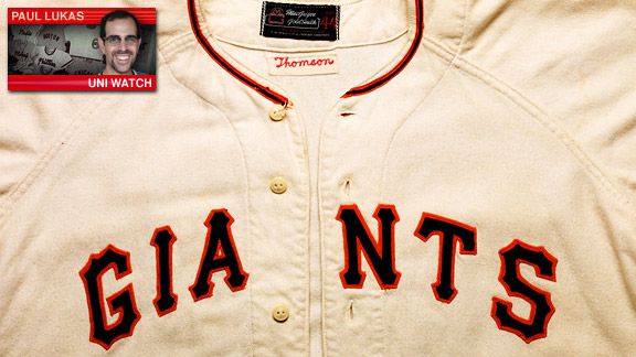 Paul Lukas on X: Here's the Giants' gold-trimmed jersey for their ring  ceremony (plus the cap, which we'd already seen).  /  X