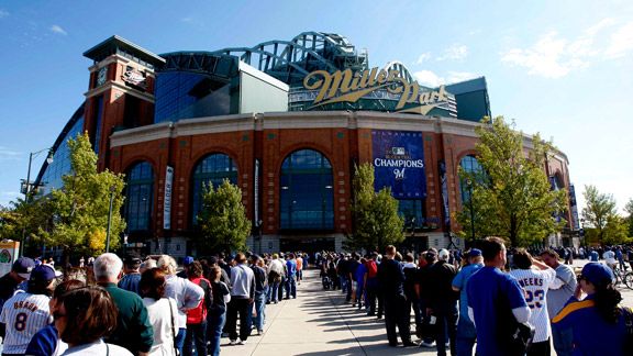 2001 Milwaukee Brewers Inaugural Season Miller Park tee - Depop