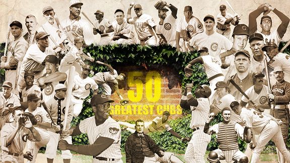 50 Greatest Cubs Of All Time - ESPN - Chicago Cubs Blog- ESPN