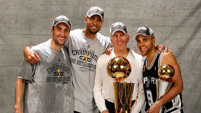 Manu Ginobili on the court during the 2003 NBA playoffs