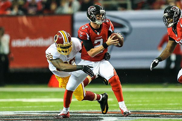 Falcons turn Redskins' turnovers into 27-26 victory