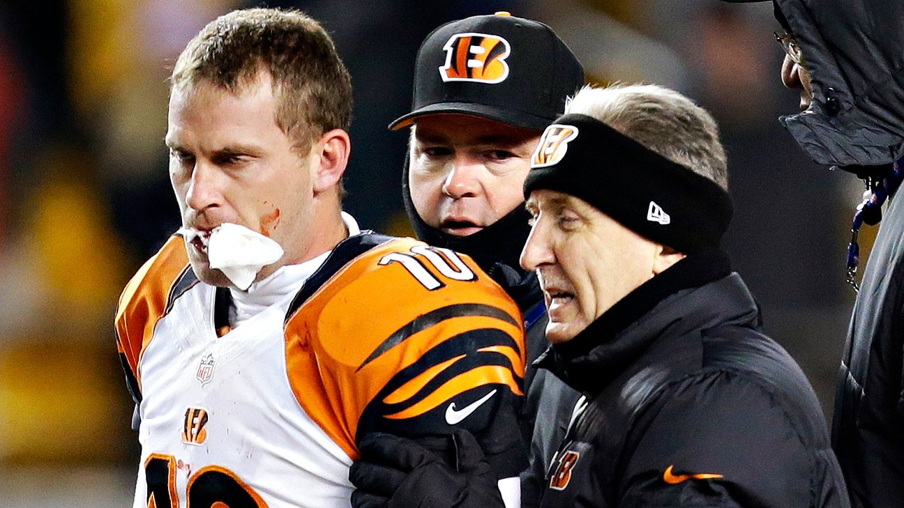 Bengals punter Kevin Huber recalls Steelers hit that broke his jaw