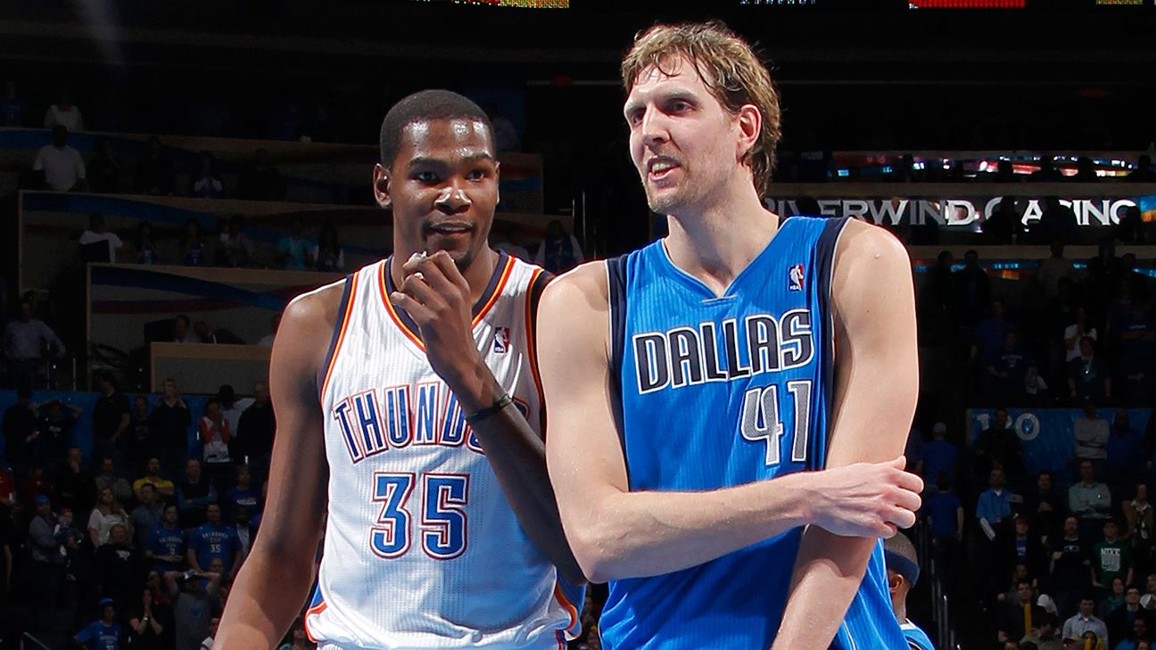 mavs-dirk-nowitzki-on-kevin-durant-copying-him-not-sure-he-needs-it