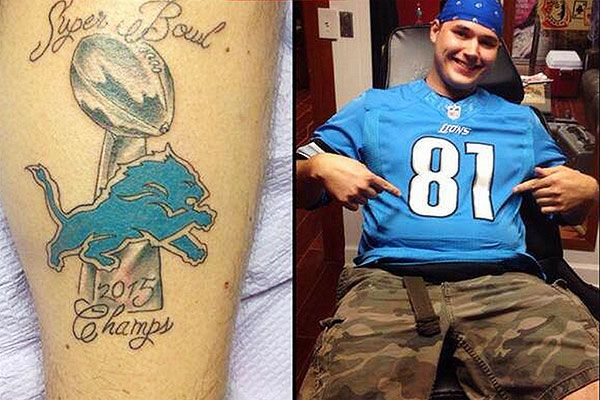 Cleveland Browns Super Bowl champs': Football fan gets tattoo