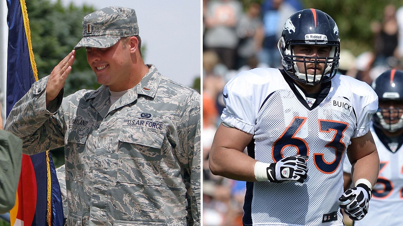 Denver Broncos' Ben Garland blazes military-NFL trail Philadelphia Eagles'  Alejandro Villanueva can follow - ESPN