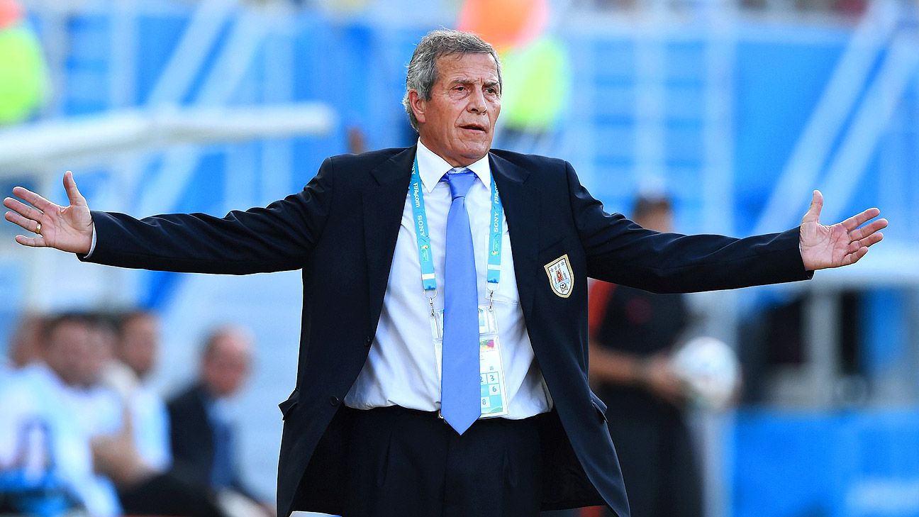 Uruguay coach Oscar Tabarez signs new fouryear contract until 2018