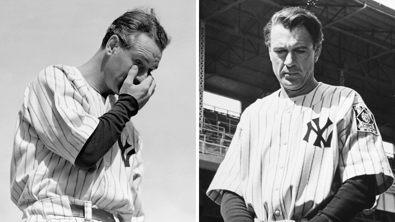 Gary Cooper as Lou Gehrig in Pride of the Yankees 1942 T-Shirt by