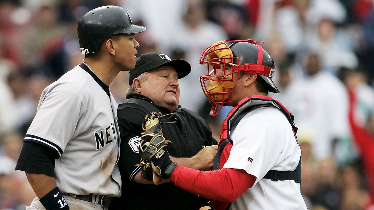 2004 Boston Red Sox-New York Yankees brawl to remember, starring Jason  Varitek and Alex Rodriguez - ESPN