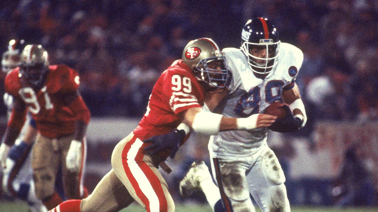 Mark Bavaro Carries 49ers Defenders on HIS BACK! (1986)