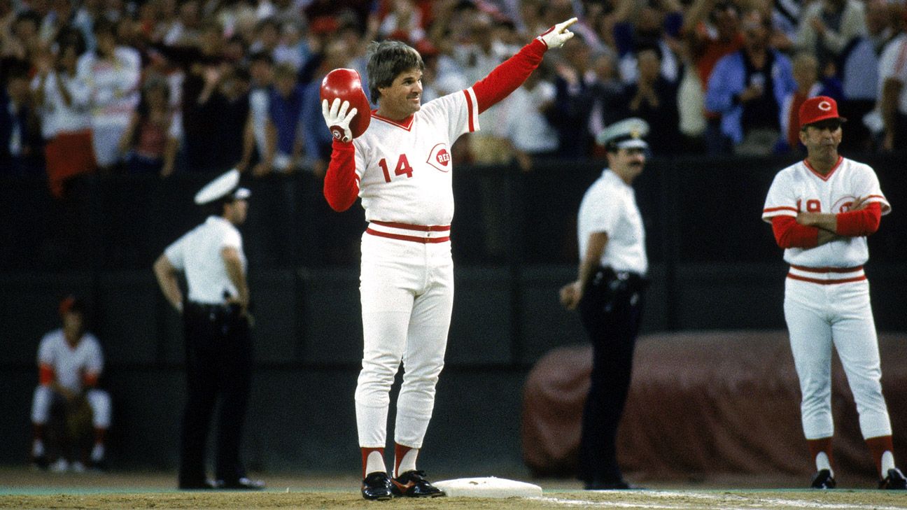 Pete Rose breaks Ty Cobb's all-time hits record at Cincinnati Reds