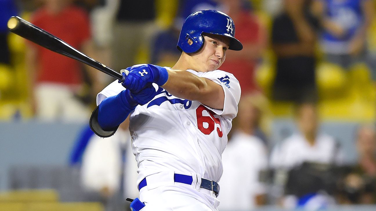 L.A. Dodgers' Joc Pederson has big upside, but big strikeout total