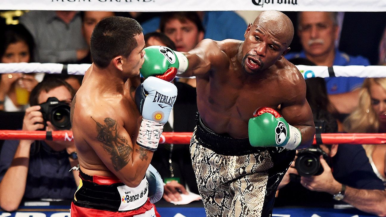 ESPN Ringside on X: On this date in 2014, Floyd Mayweather defeated Marcos  Maidana by majority decision in their first of back-to-back fights.   / X