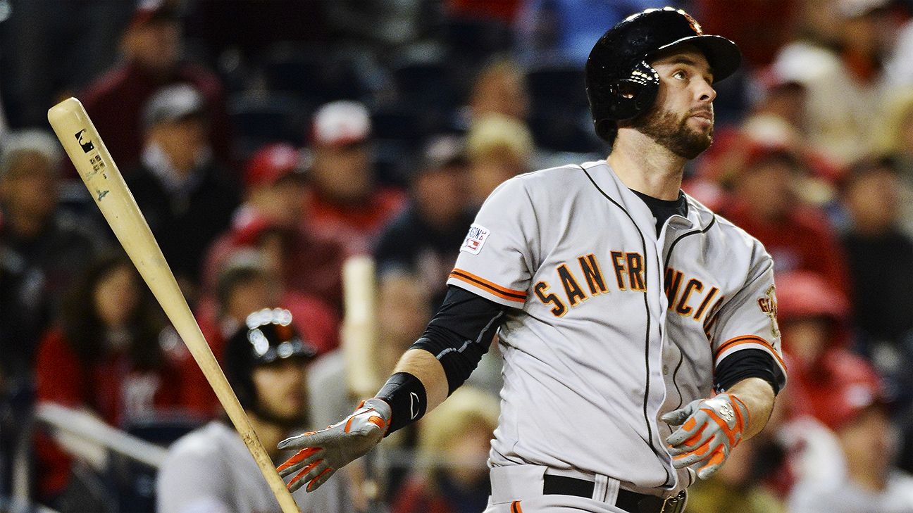 Brandon Belt hits 2 of 4 Giants homers vs. Mets