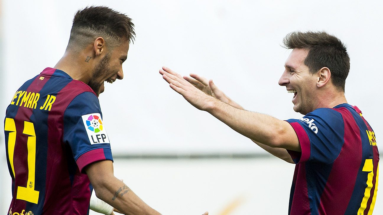 Playing alongside Lionel Messi for Barcelona is an 'honour' - Neymar - ESPN