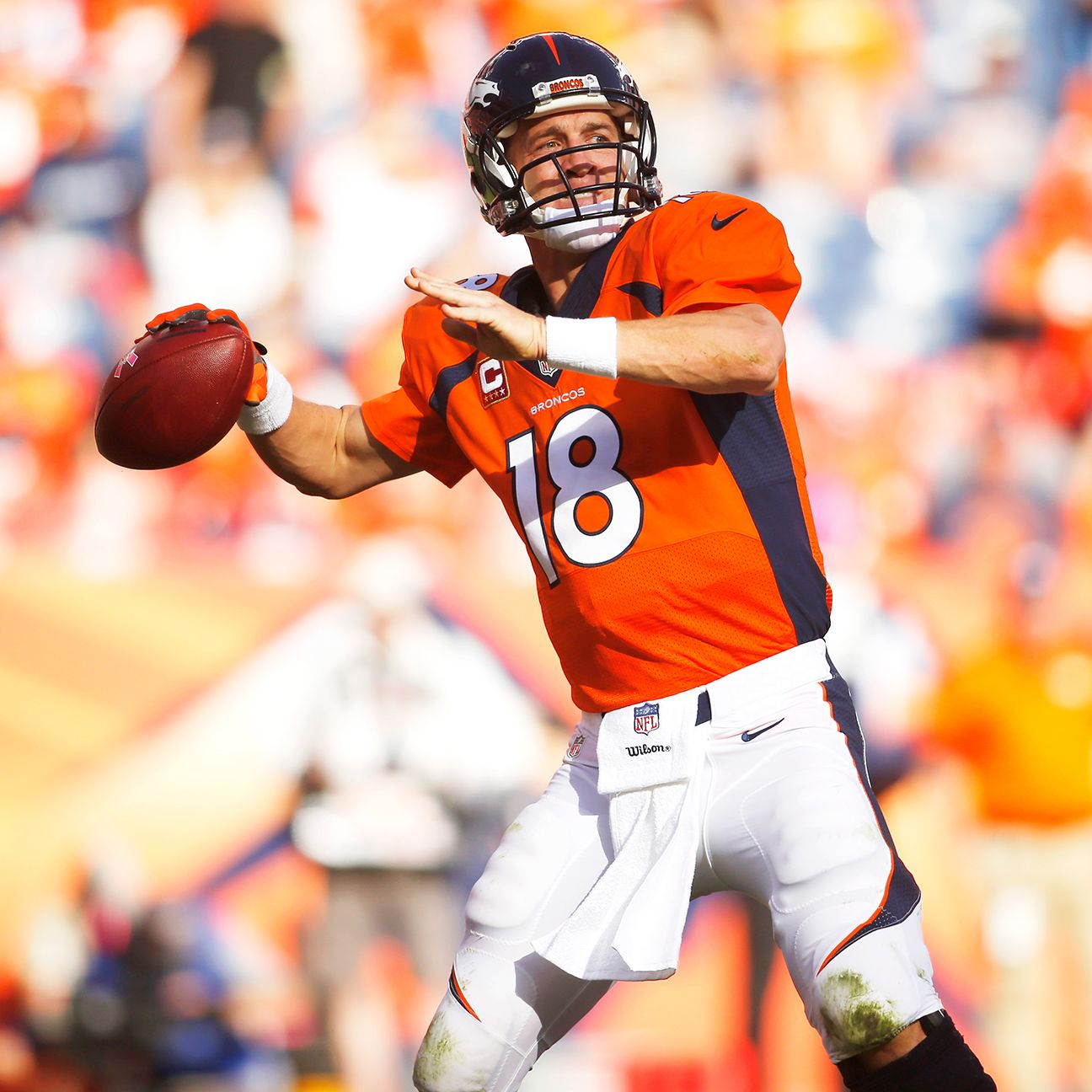 Peyton Manning of Denver Broncos focused on San Francisco 49ers, not ...