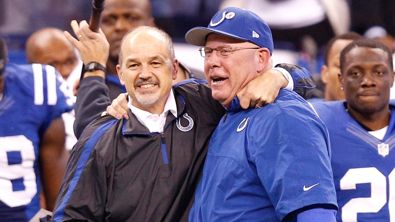 What is Buccaneers coach Bruce Arians wearing around his chest?