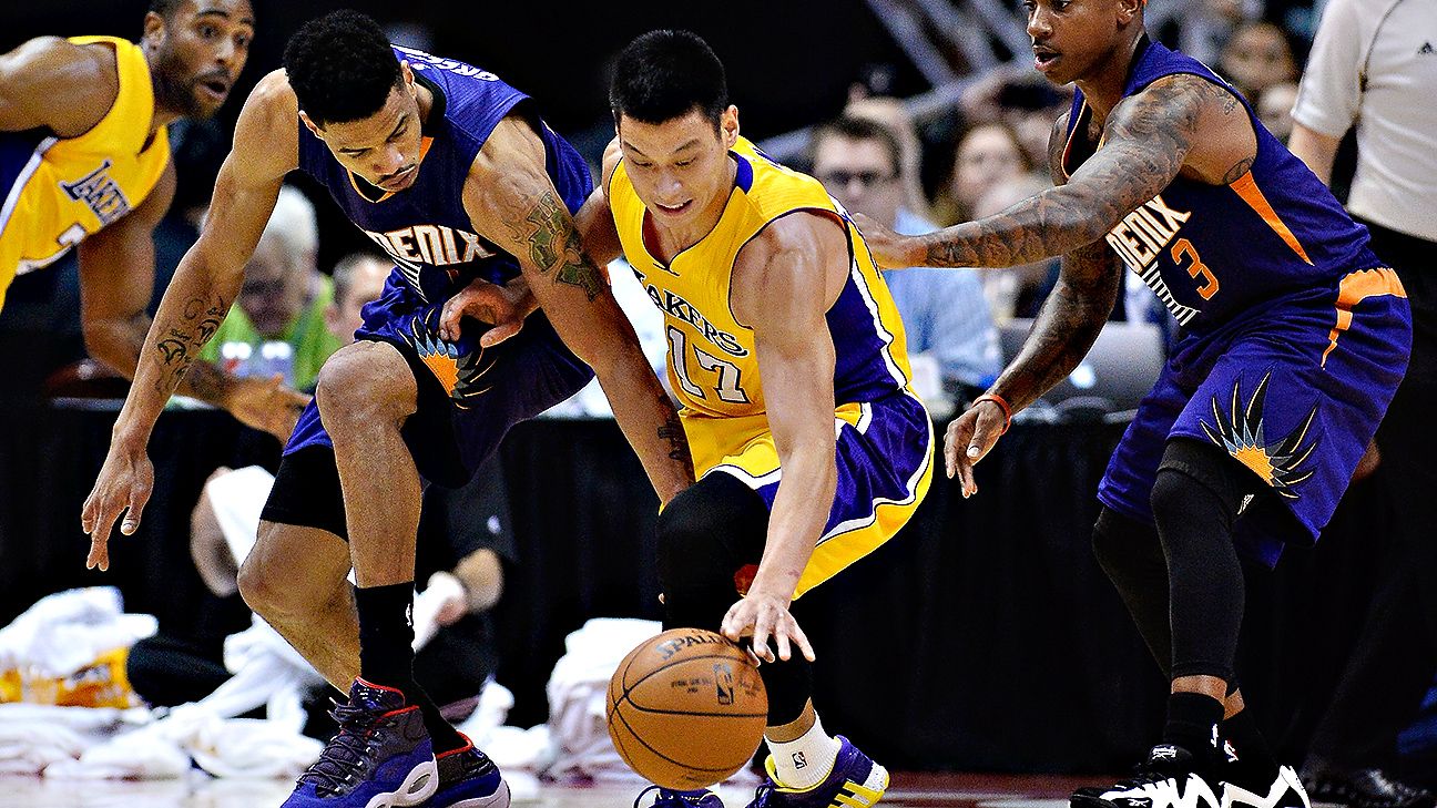 Jeremy Lin of Los Angeles Lakers returns after week out for sprained ...