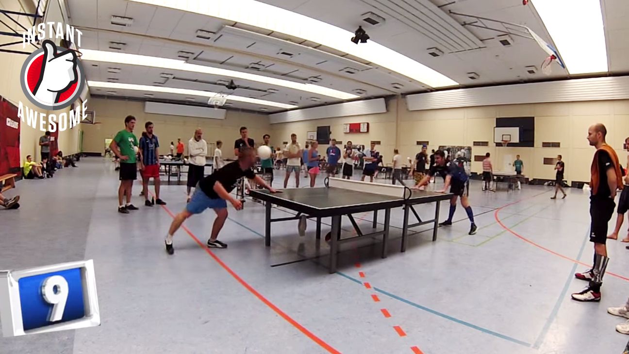 This weird German game is a combination of soccer and ping pong - ESPN