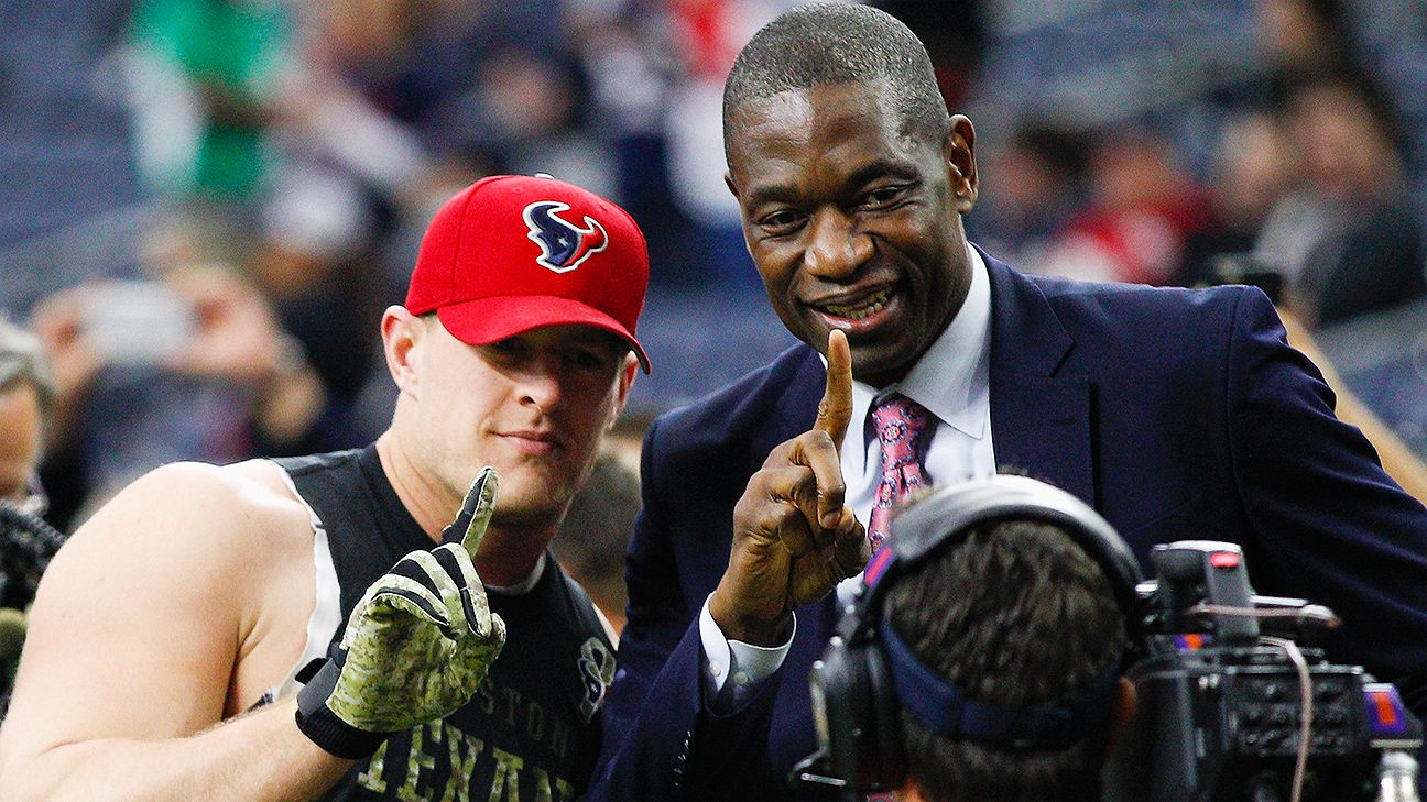 J.J. Watt of Houston Texans, Dikembe Mutombo talk finger wag ESPN