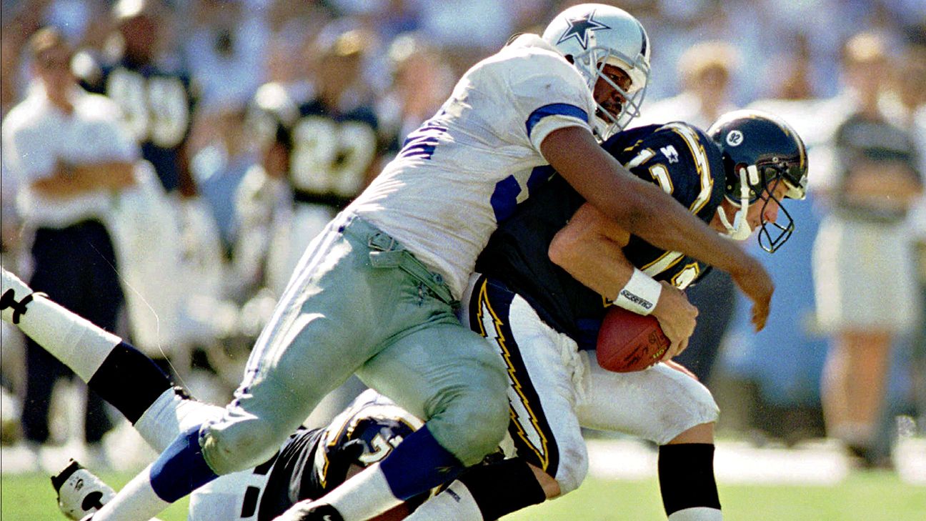 Grateful former Cowboys great Charles Haley enters Hall of Fame