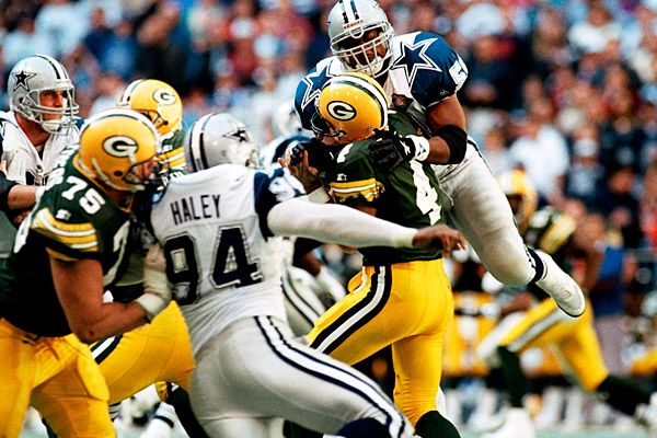 Brett Favre, Reggie White, NFC Championship, Packers vs. Panthers