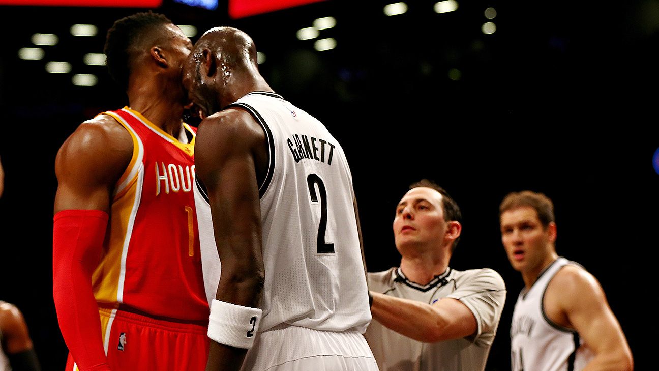 Kevin of Brooklyn Nets ejected for headbutting Dwight Howard