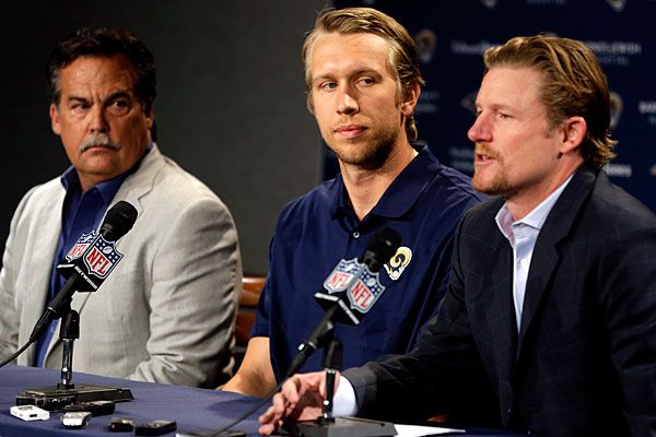 Rams GM Les Snead on Sam Bradford: 'Deleting him is not the answer