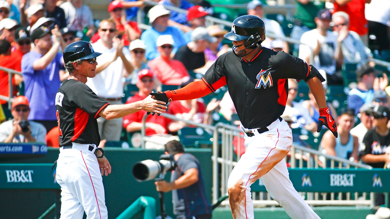 New coach Brett Butler teaching Marlins how he did it with bunting,  aggressive base running