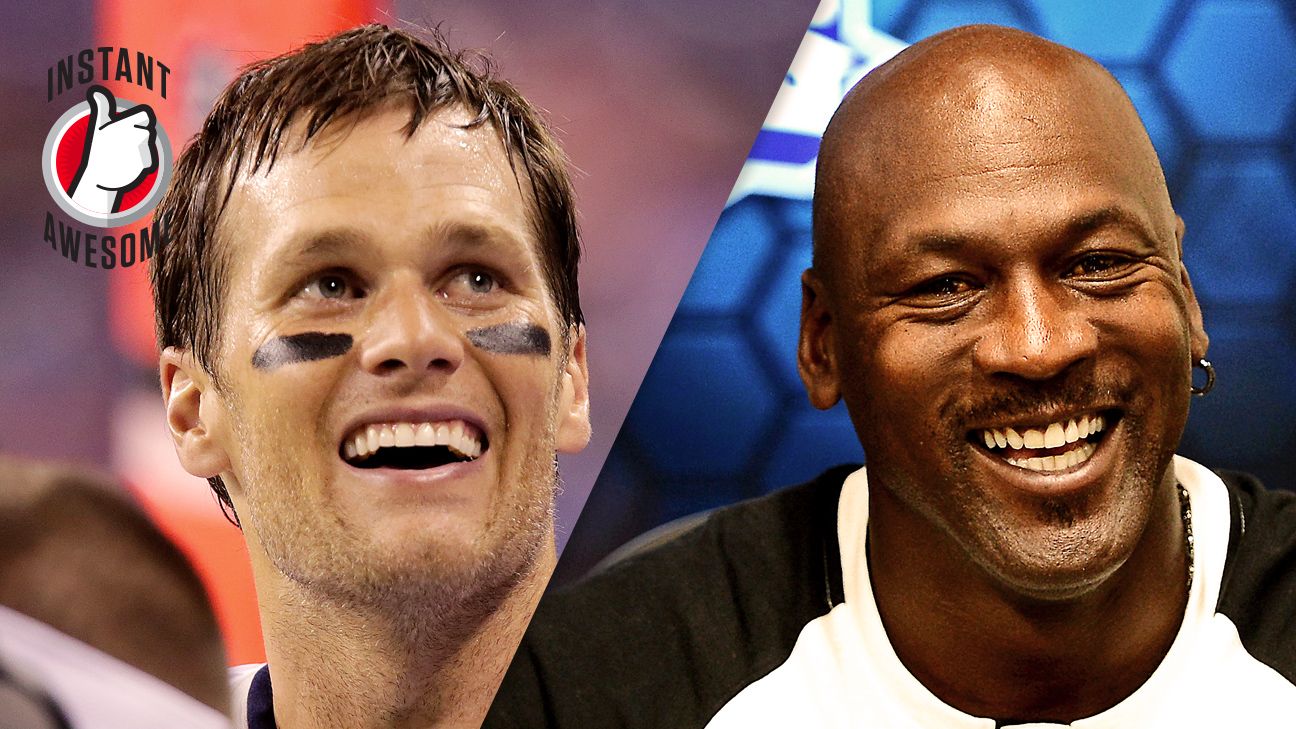 Michael Jordan, Tom Brady, Keegan Bradley, and more hanging out in ...