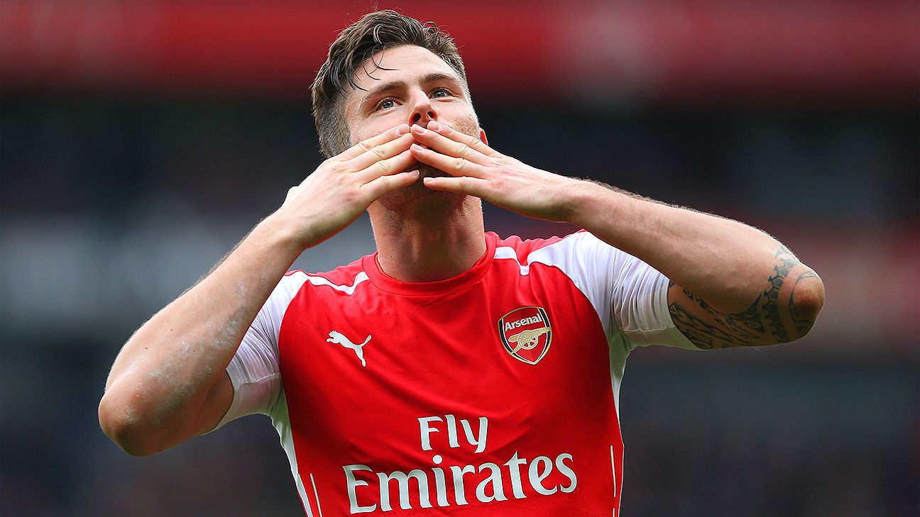 Olivier Giroud still bemused by criticism from Thierry Henry