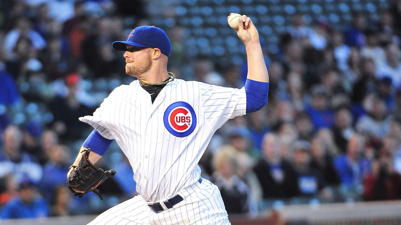 Jon Lester is getting really good at dealing with the ball getting stuck in  his glove