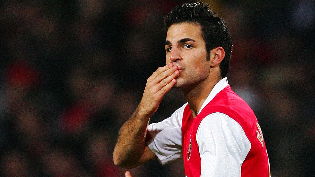 Cesc Fabregas: Arsenal boss Arsene Wenger 'like a father to me' - ESPN, image size:1296x729
