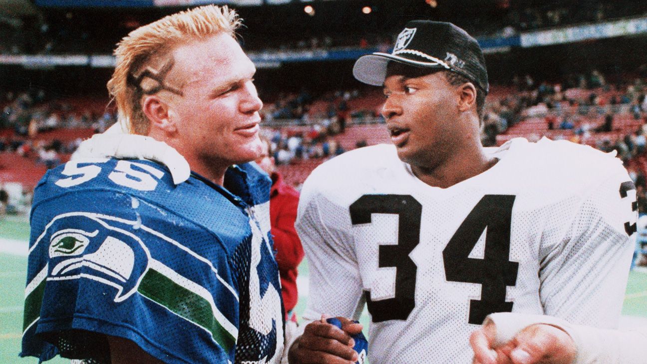 Bo Jackson, Brian Bosworth reunite, recall 1987 Raiders-Seahawks game - ESPN
