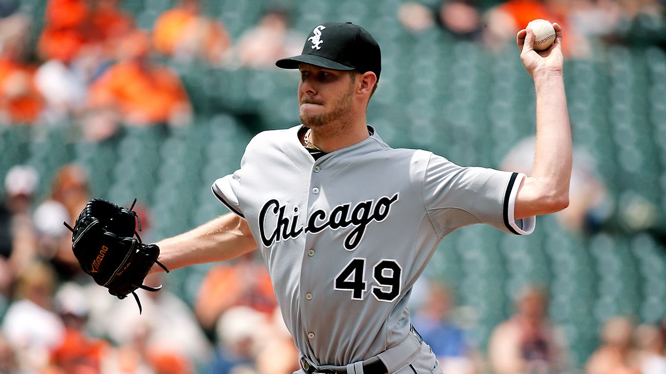 Chicago White Sox scratch pitcher Chris Sale - ESPN