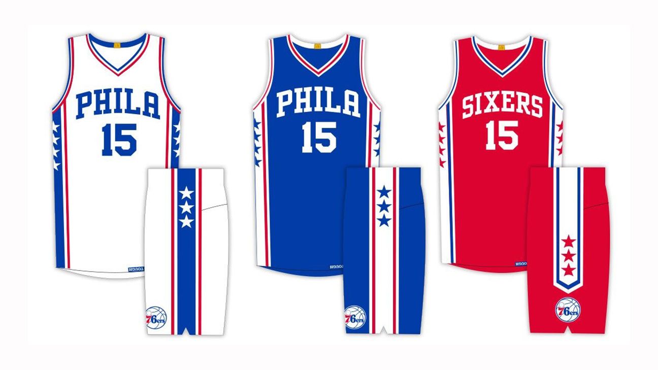 Philadelphia 76ers Alternate Uniform - National Basketball