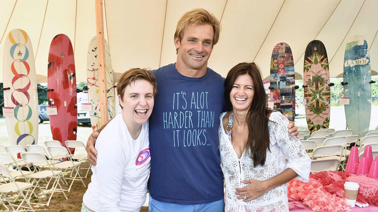 Lena Dunham Gets Rescued By Laird Hamilton After Paddle Boarding Mishap