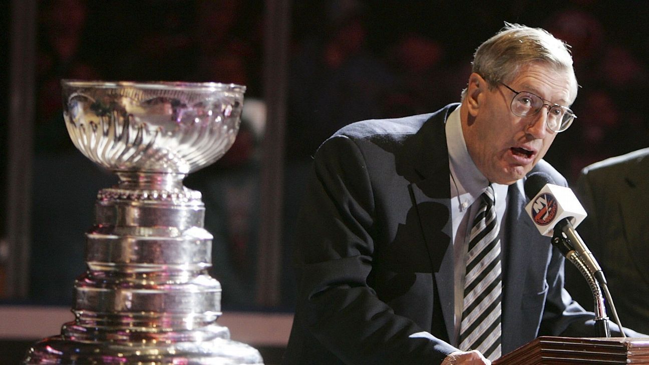 Dick Irvin with the Real Stanley Cup - 1953