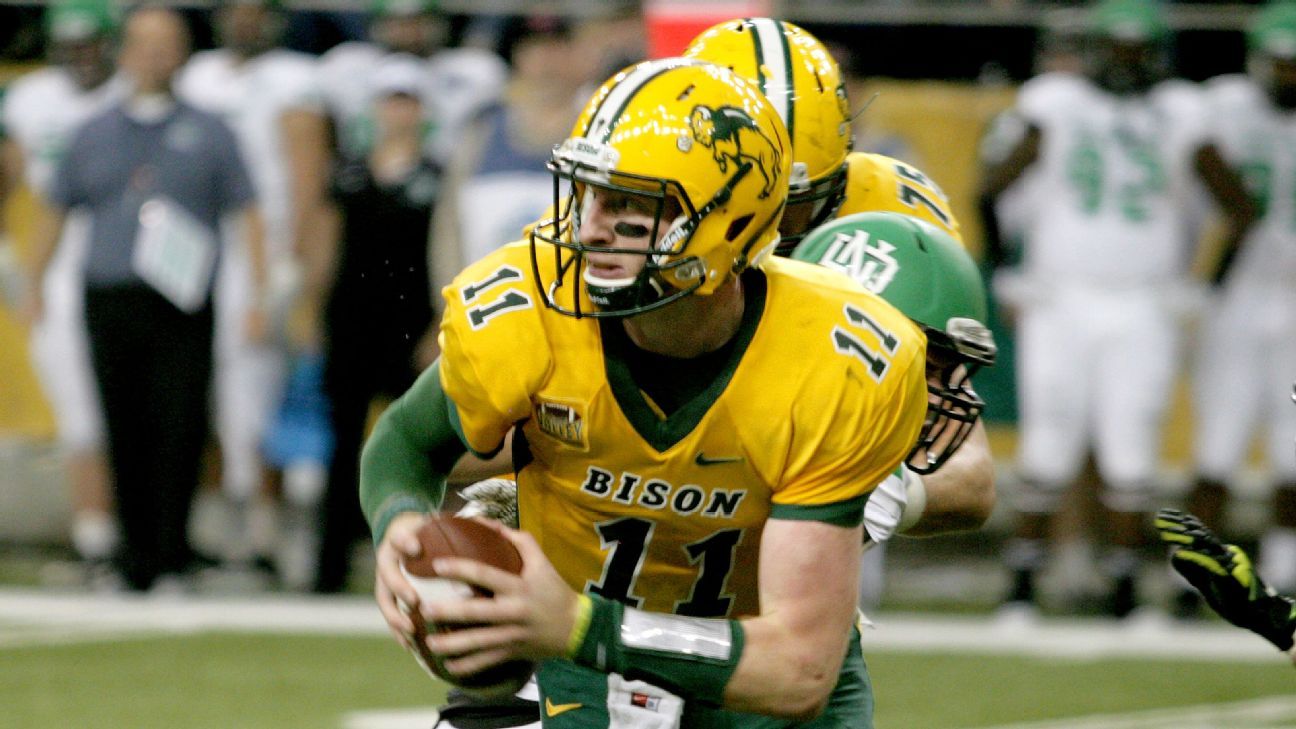 Quarterback Carson Wentz to return for North Dakota State Bison in FCS championship game ESPN