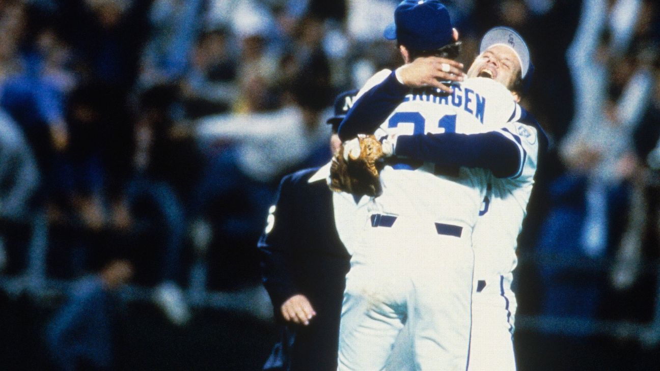 Don Denkinger's controversial ninth-inning call at first base enables the  Royals to beat the Cardinals forcing a game 7 - This Day In Baseball