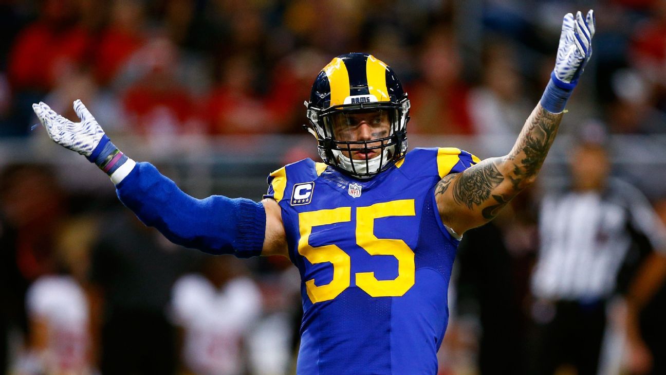 James Laurinaitis Leads St. Louis Rams In Jersey Sales