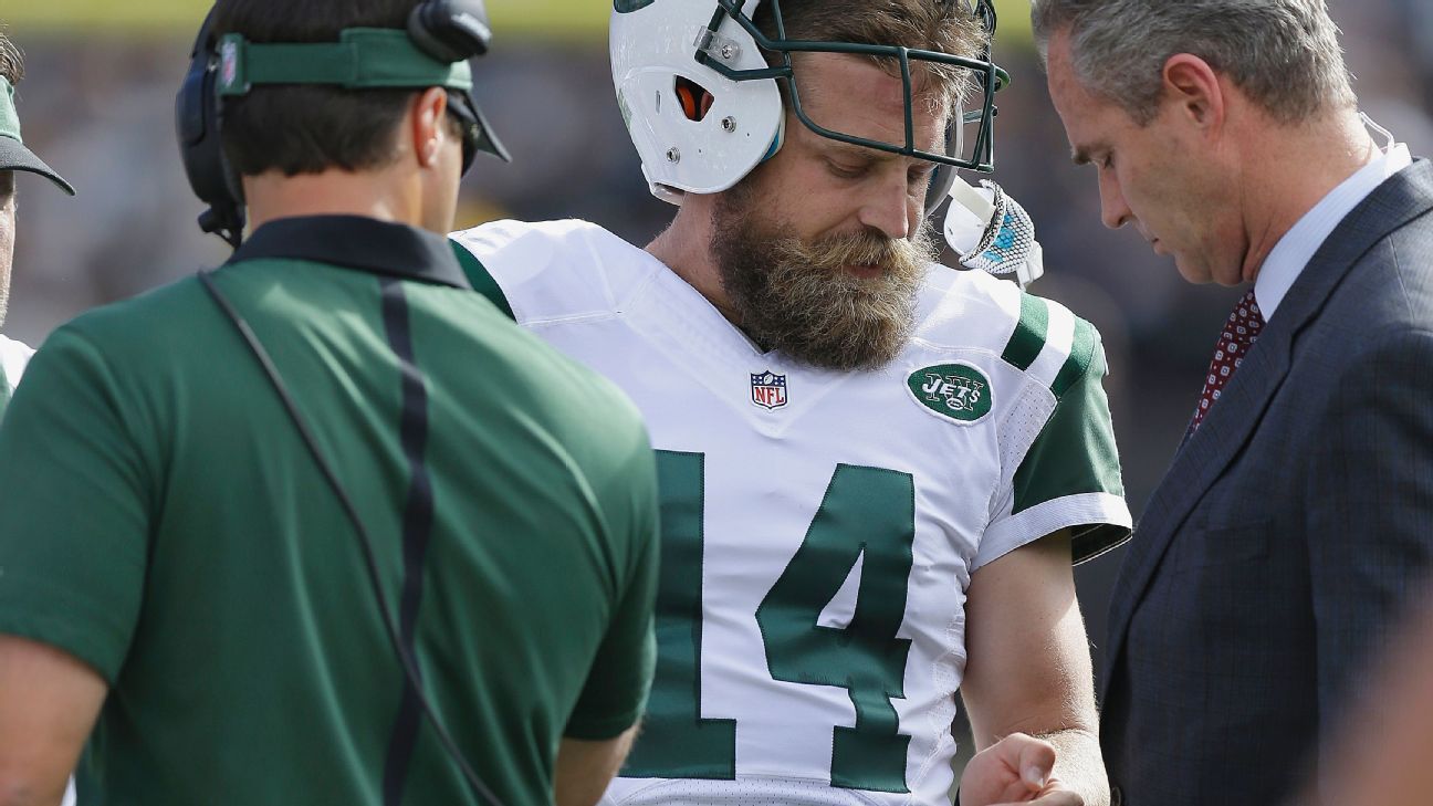 FLORHAM PARK, N.J. (AP) — Ryan Fitzpatrick has been in this spot